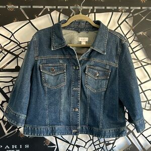 Loft brand cropped Jean Jacket.